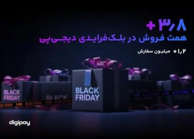بیش از 3.8 همت فروش در بلک فرایدی دیجی پی بیش از 3.8 همت فروش در بلک فرایدی دیجی پی